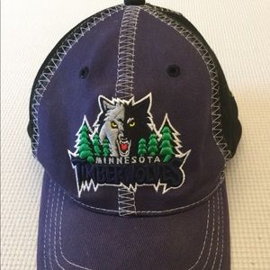 Minnesota Timberwolves baseball cap.
